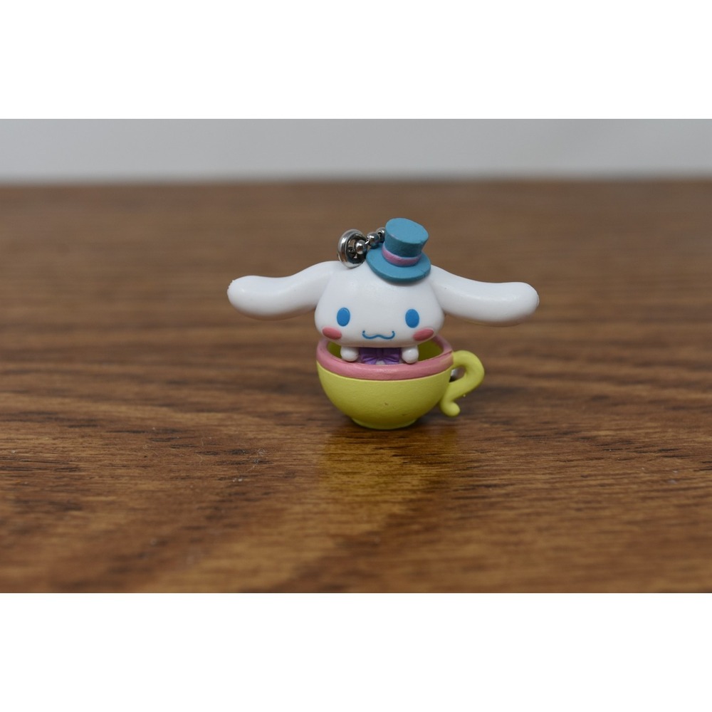 Sanrio Cinnamoroll Teacup Ball Chain Keychain Figure Mini Mascot 2023